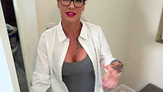 Suck my dick to relieve stress, the therapist says, giving a taboo blowjob.