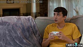 Stepson Mesmerized by Hot Blonde Mature Stepmother Dee Williams Pussy