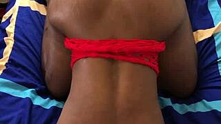 hot black babe fucked doggystyle by neighbor