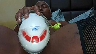 latina in lingerie teases small tits while playing with pink dildo solo. she moans softly in homemade softcore.