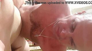 Intriguing wife with big tits in scenario