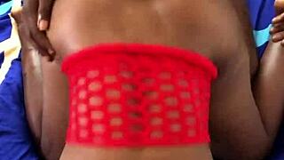 hot black babe fucked doggystyle by neighbor