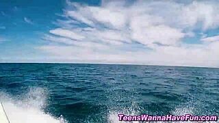 Sexy Babes Gangbanged by Hot Stud