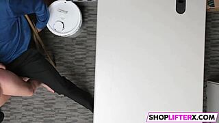 Punished Teen Blows Big Cock in Office! Veronica