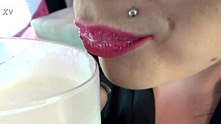 An intriguing introduction to the milkshake maker babe