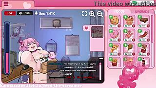 massage her own boobs till milking, cute anime hentai