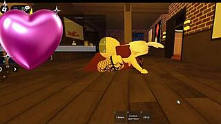 Snowbunny feels excited meeting big black cock in Roblox.