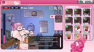 massage her own boobs till milking, cute anime hentai