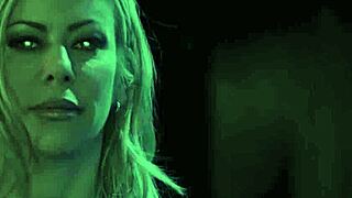 I'm the busty milf lickin dese squirting lesbians' pussies.