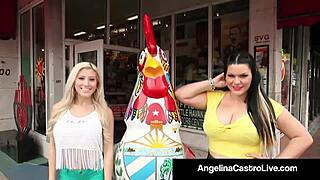 Cuban queen Angelina Castro strapon fucks Asian Cristi Ann doggystyle