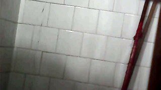 Secretly filmed aunt's hidden bath.