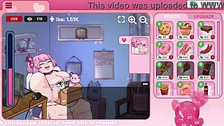 massage her own boobs till milking, cute anime hentai