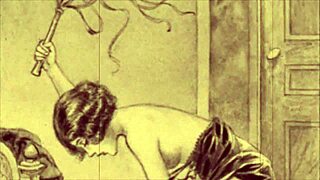 Explore Sensual Vintage Erotic Drawings with Retro Hairy Charm