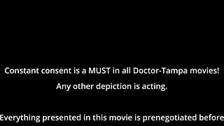 Jasmine Mendez Spreading Backstage in Skirt and Gloves