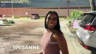 Viviianne enjoys a solo masturbation session with toys on her wet pussy