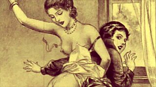 Objavujte zmyslové vintage erotické kresby s retro chlpatým šarmom