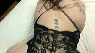 Fucking Latina pussy with finger in ass 😈