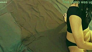 college girl enjoys a homemade creampie with her friend.