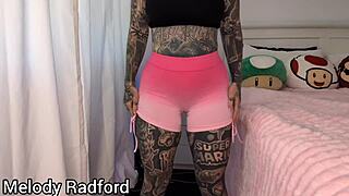 Big Tits Milf Melody Radford Tries Gym Tights Haul