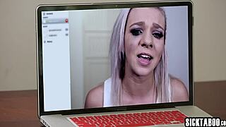 Perverted teen with BIG TITS SUCKS guys' BIG HARD COCK intensely!