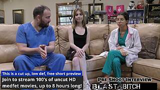 Daisy Beans' Petite Pussy Blasted with Cum in Humiliating POV Hospital Scene