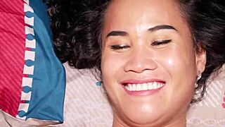 Ladyboy Green Enjoys Bareback Anal Action in Thai POV