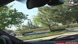 Brunette MILF with Big Boobs Picked Up for Hard Cock Ride