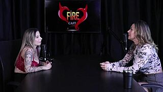 Angelica Morango dominates in sheer red lingerie 😈