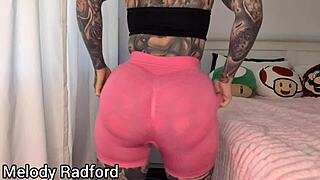 Big Tits Milf Melody Radford Tries Gym Tights Haul