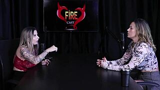 Angelica Morango dominates in sheer red lingerie 😈