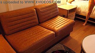 Horny hotwife sucks and fucks a stranger while on her romantic vacation with huge tits