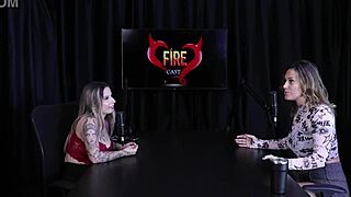 Angelica Morango dominates in sheer red lingerie 😈