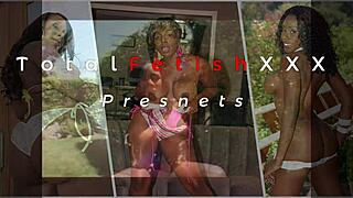 Ebony Kelly Starr Enjoys Interracial Double Penetration With Big Ass Banging