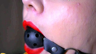 Prurient husband humiliates milf by pissing on her and fucking her ass roughly