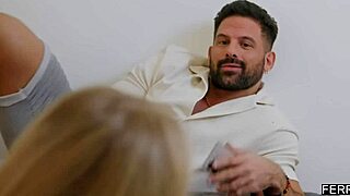 I felt Tiny shiver as step brother tied her down on vacation