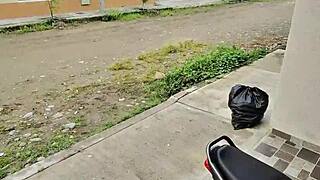 girlfriend flashes after party, convinced to come home