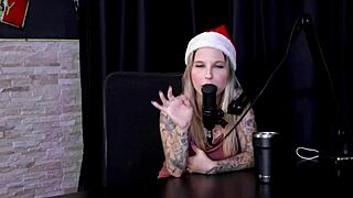 Blonde submissive gets pussy dominated after harassment talk