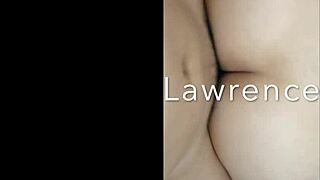 Vietnamese girl bent over in doggystyle at home