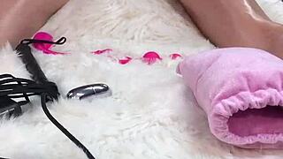 I gave her an amazing oil massage then fucked her tight pussy and asshole with a glass dildo hard, she loved it, sent her home to husband swollen