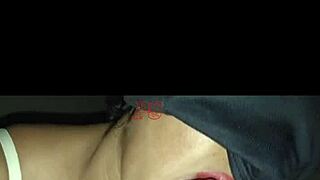 Desi Indian Bhabhi Sucks Cock Like a Lollipop in Deepthroat Action. Husband Cums Hard.