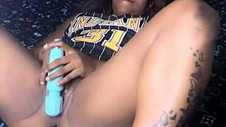 uglygalz sexy african milf couple masturbates big ass in missionary 😍