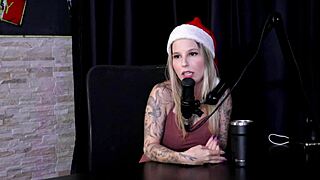 Blonde submissive gets pussy dominated after harassment talk