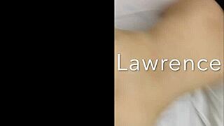 Vietnamese girl bent over in doggystyle at home