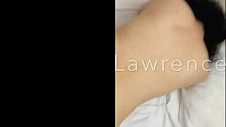 Vietnamese girl bent over in doggystyle at home