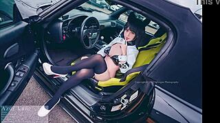 Rinka Okita Takes on Jerk Off Challenge Part 1