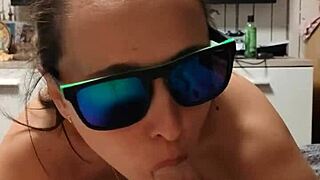 Hey, check out this milf teasing with big natural tits, cheating on husband with stepbrother 😏