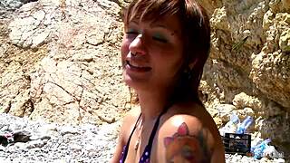 Horny Alt Babe’s Slits Worked Hard by Random Outdoor Dude