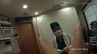 Misty spreads ass in latex backstage, patient POV fetish