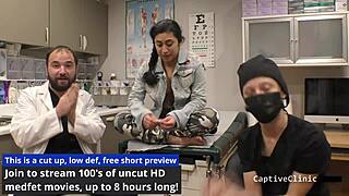 Jasmine Rose Gags on Face Fucking in Nurse's POV with Handcuffs