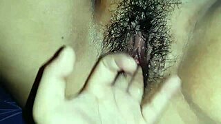 Intimate Close-Up Of Filipina Girlfriend's Pussy Licking Session
